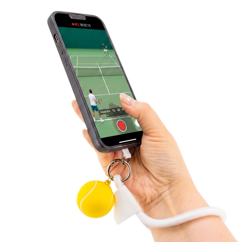 SUJETA MÓVIL TENIS CON LANYARD &nbsp;"BLASIS"