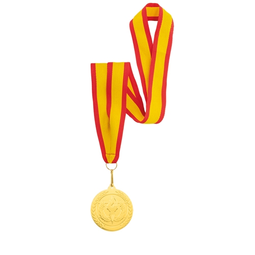 MEDALLA DE ORO "OLIMPIA" LANYARD ESPAÑA