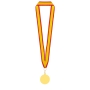 MEDALLA DE ORO "OLIMPIA" LANYARD ESPAÑA