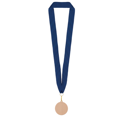 MEDALLA DE BRONCE "OLIMPIA" LANYARD AZUL