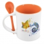MUG SUBLIMACION REDONDA CON CUCHARA "NEIVA"
