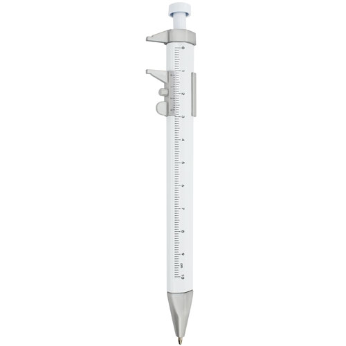 BOLIGRAFO ESCALIMETRO BLANCO