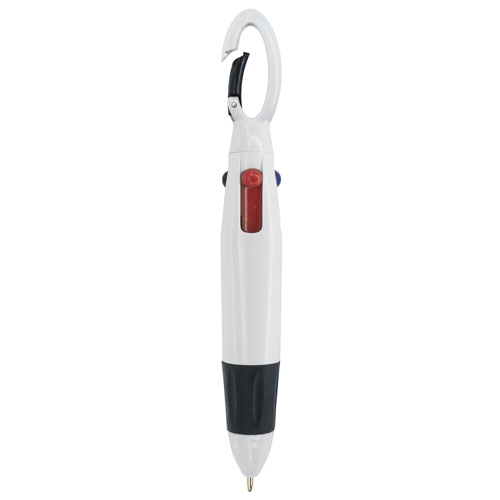 4 COLORS PEN + KARABINER "KLEUR"