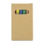 6 COLORS WAX CRAYONS BOX "PIXI" 6 COLORS WAX CRAYONS BOX "PIXI"