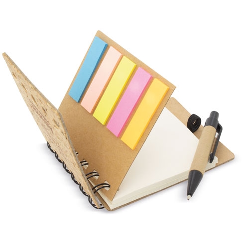 CORK NOTEBOOK PAGEMARKER "KIPER"