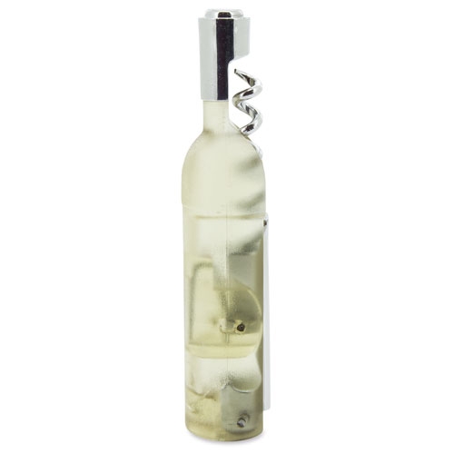 CORKSCREW WITH FORM BOTTLE WHITE