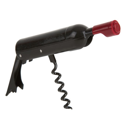 BOTTLE SHAPED CORK SCREW MAGNET