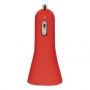 CARGADOR DE COCHE DOBLE USB ROJO