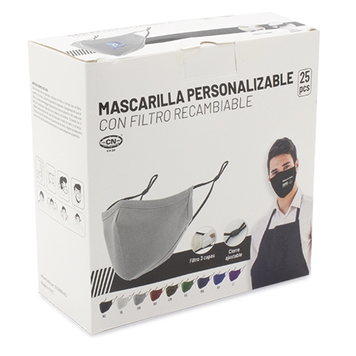 MASCARILLA CON FILTRO REUTILIZABLE ESPAÑA