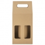 CAJA CARTON VENTANA 2 BOTELLAS "TREVISO"