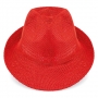 SOMBRERO DE ALA ANCHA ROJO