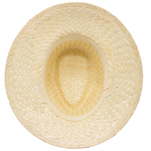 IVORY STRAW HAT RIBBON INSIDE