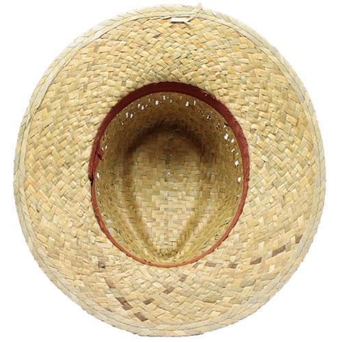 <p>GREEN STRAW HAT INSIDE RIBBON “PAULO”</p>