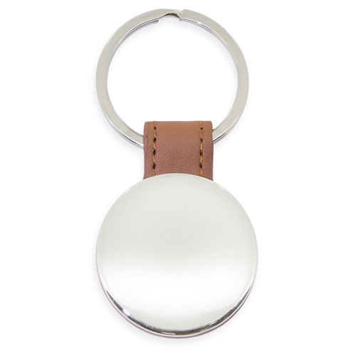 ROUND METAL KEYRING