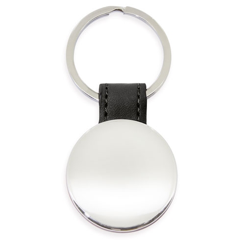 ROUND METAL KEYRING