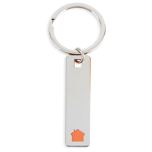 ELONGATED HOUSE KEYRING
