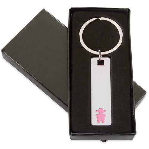 ELONGATED GIRL KEYRING