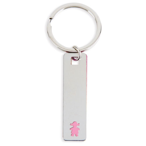 ELONGATED GIRL KEYRING
