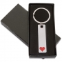 ELONGATED HEART KEYRING ELONGATED HEART KEYRING