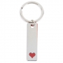 ELONGATED HEART KEYRING ELONGATED HEART KEYRING