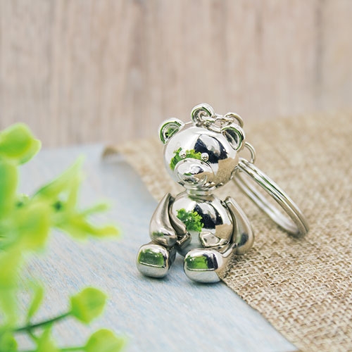 TEDDY METAL KEYRING