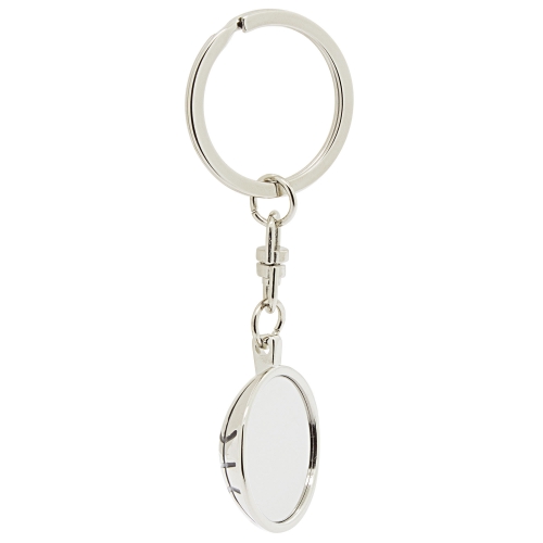 BASKETBALL METAL KEYRING