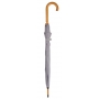 GREY WOODEN HANDLE WALK UMBRELLA GREY WOODEN HANDLE WALK UMBRELLA