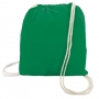 BOLSA MOCHILA VERDE ALGODON