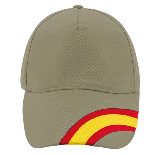 GORRA NACIONAL 5 PANELES ALGODN PEINADO 