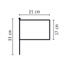 PARTY FLAG 20x16cm PARTY FLAG 20x16cm