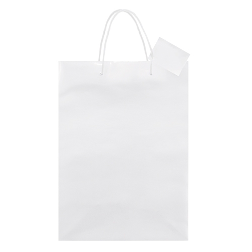 BOLSA REGALO PAPEL "ABBY" BLANCO NUCLEAR
