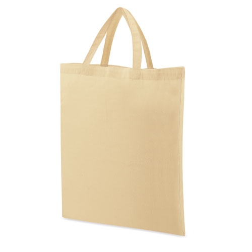 SHORT HANDLES COTTON BAG 