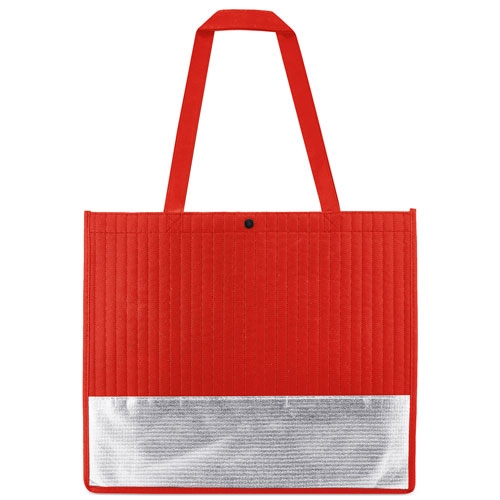 BOLSA "LAFAYETTE" ROJO-PLATA