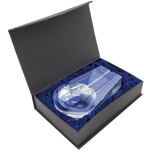 GLASS ASHTRAY "SMOKE"