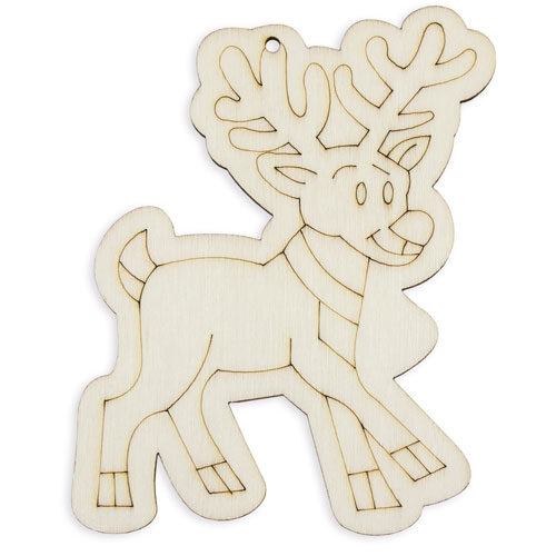 SET PIEZAS MADERA HAPPY CHRISTMAS ( 4 PCS)