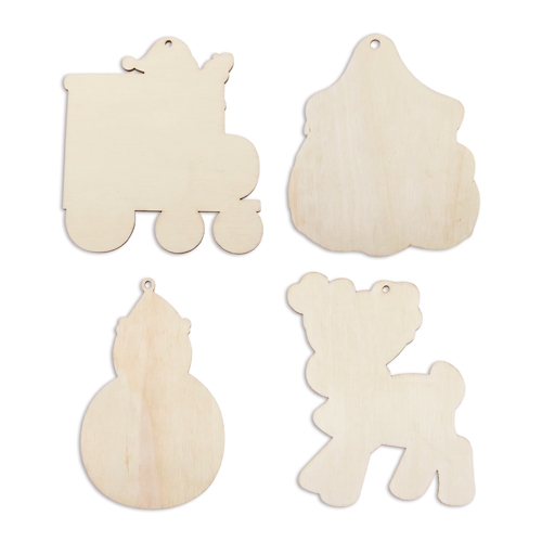 SET PIEZAS MADERA “HAPPY CHRISTMAS” ( 4 PCS)