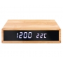 ALARM CLOCK WITH WIRELESS CHARGER AND TEMPERATURE ALARM CLOCK WITH WIRELESS CHARGER AND TEMPERATURE