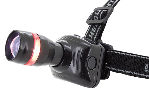 LINTERNA FRONTAL ZOOM 4 FUNCIONES 