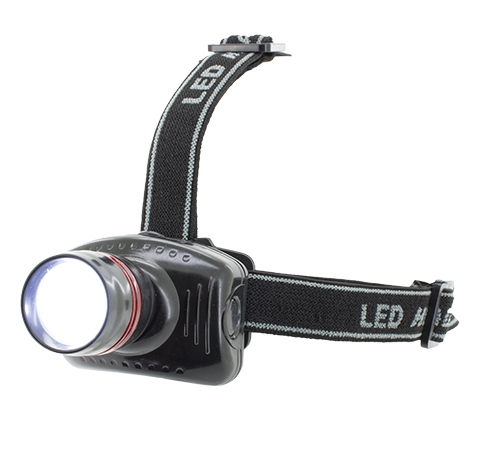 LINTERNA FRONTAL ZOOM 4 FUNCIONES 