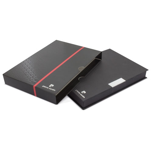 ESTUCHE BOLIGRAFO+ROLLER DOBLE RECAMBIO GENOVA PIERRE CARDIN