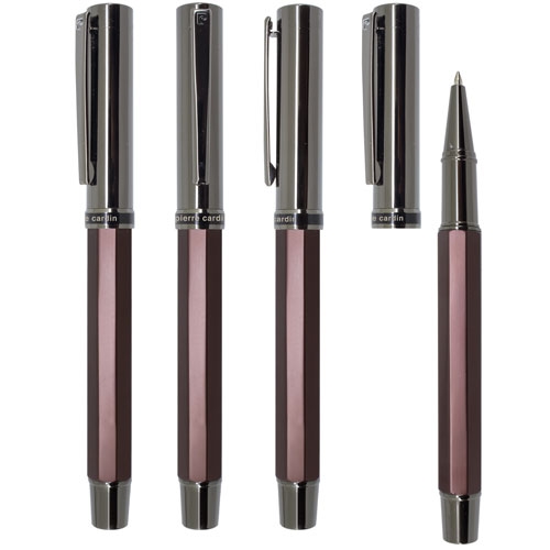 ESTUCHE BOLIGRAFO+ROLLER DOBLE RECAMBIO GENOVA PIERRE CARDIN