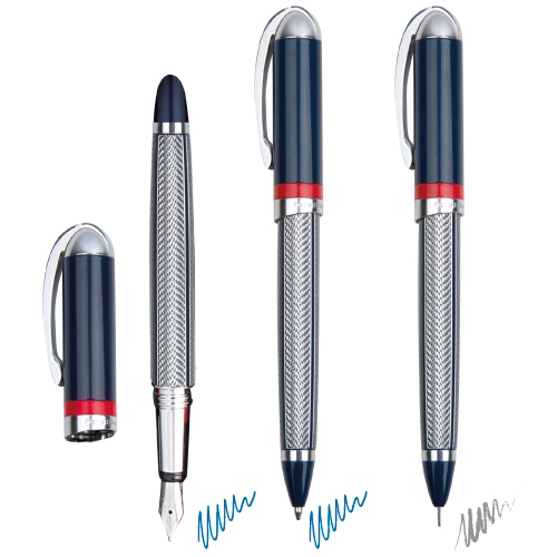 CLUB NAUTIC 3 PCS SET/ PEN+FOUNTAIN PEN+PROPELLING PENCIL