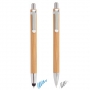 SET BOLIGRAFO Y PORTAMINAS BAMBU "ELASTIC"