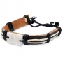 NACRE/LEATHER BRACELET NACRE/LEATHER BRACELET