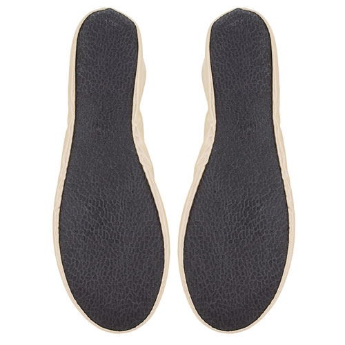 ZAPATILLA PLEGABLE ORO (12 PARES) "BALLET"