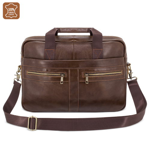 LEATHER SUITCASE PIERRE DELONE "NARBONA"