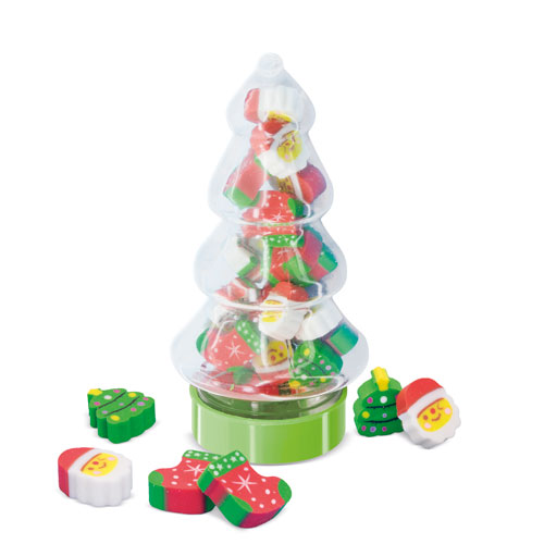 CHRISTMAS RUBBER SET "FIR TREE"