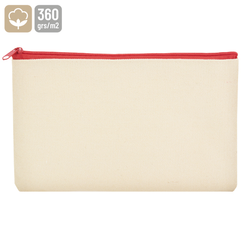 COTTON CANVAS TOILET BAG 