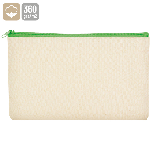 COTTON CANVAS TOILET BAG 