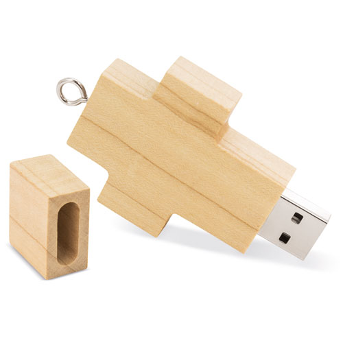 USB CRUZ DE BAMBÚ 32GB 